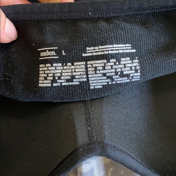 Push-Up Seamless Bandeau Bra - Picture 3 of 3